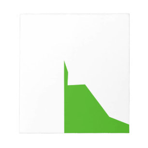 Minimalism Green White Notepad