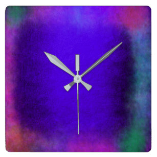 Abstract Painting Blue Wall Clocks | Zazzle.co.nz