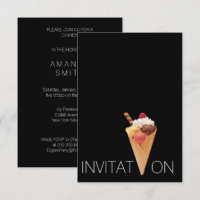 Minimalism Italian Gelato Ice-cream Party