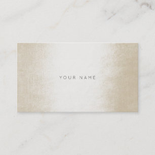 Minimalism Ivory Silver Pearl Grey White Vip Business Card