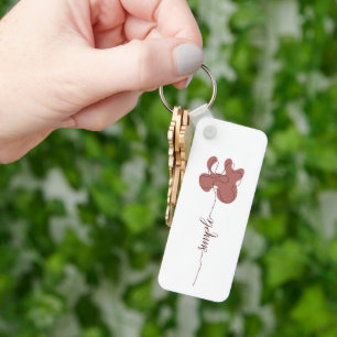 Minimalism Simple Flower Keychain