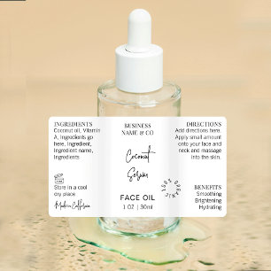 Minimalist 1 OZ Cosmetic Bottle Waterproof Product