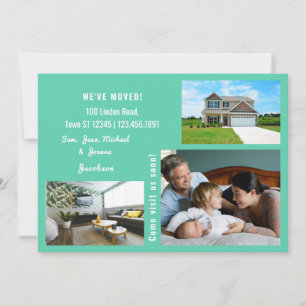 Minimalist 3 Photos We Moved Moving Announcement