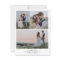 Minimalist 4 Photo Wedding Thank You