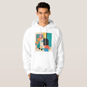 Minimalist 90s Abstract Poster Hoodie
