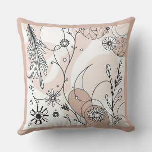 Minimalist Abstract Boho Cosy Decor Cushion