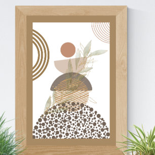 Minimalist Abstract Boho Poster