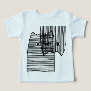 Minimalist Abstract Cats Line Art Cute Cat Lover D