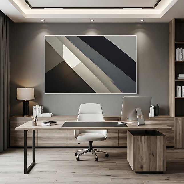 Minimalist Abstract Concrete Architecture Canvas Print (Creator Uploaded)