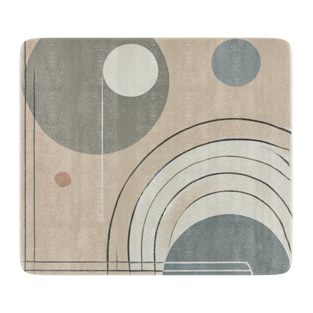 Minimalist Abstract Cutting Board (Front)