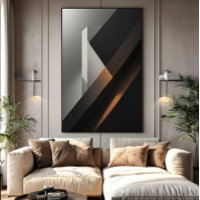 Minimalist Abstract Dark Concrete