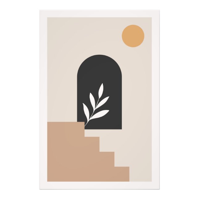 Minimalist abstract design  photo print (Front)
