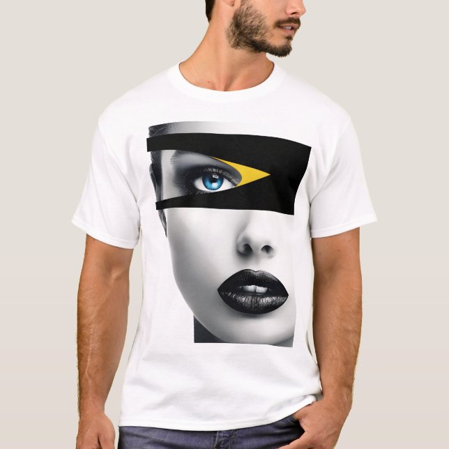 Minimalist abstract face T-Shirt (Front)