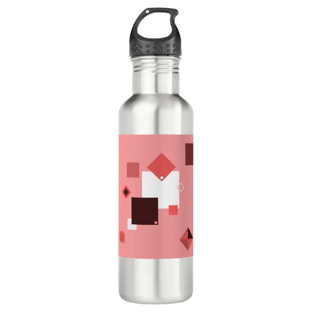 Minimalist Abstract Geometric Design 710 Ml Water Bottle (Front)