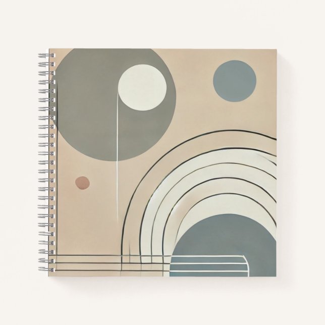 Minimalist Abstract Notebook (Front)