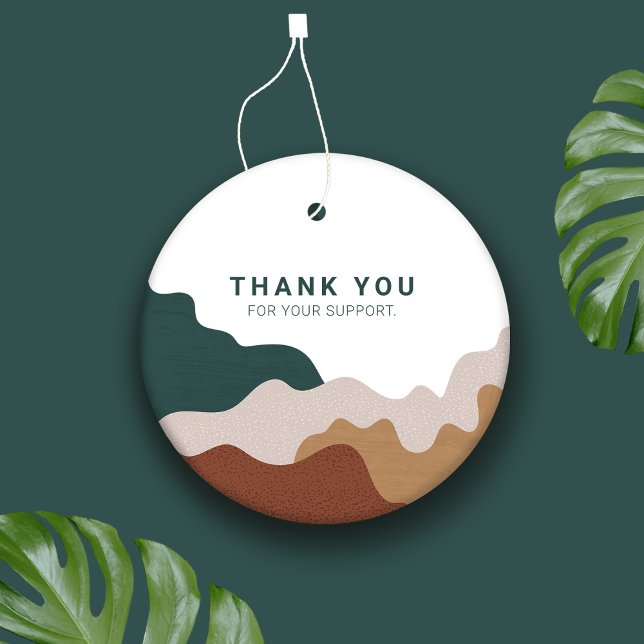 Minimalist Abstract Packaging Business Hang Tag (Creator Uploaded)