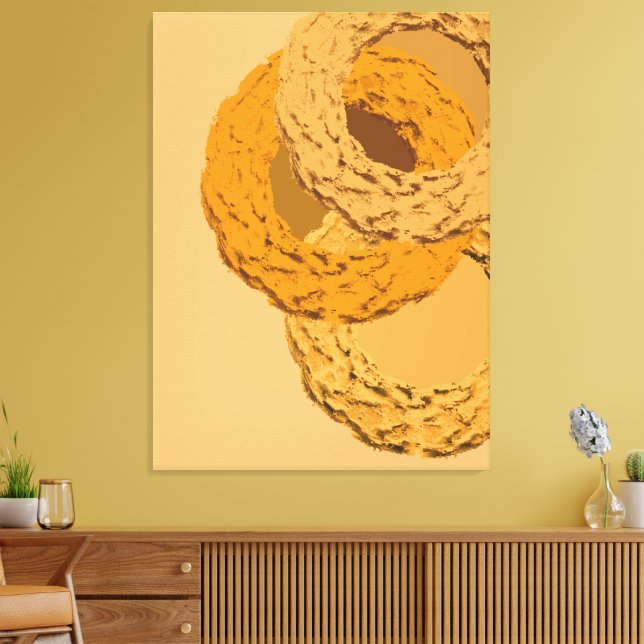 Minimalist Abstract Painting – Geometric Wall Art (Insitu(LivingRoom))