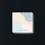 Minimalist Abstract Pastel Post-it Notes<br><div class="desc">A minimalist yet stylish post it notes highlighting pastel colours. Personalise it with your name. Please click the "customise" button.</div>