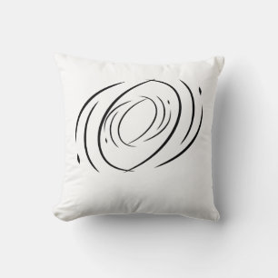 Minimalist abstract pillow artistic home accessory