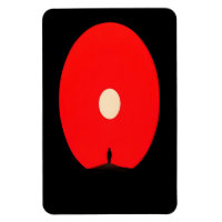 Minimalist Abstract Sunset Silhouette Art