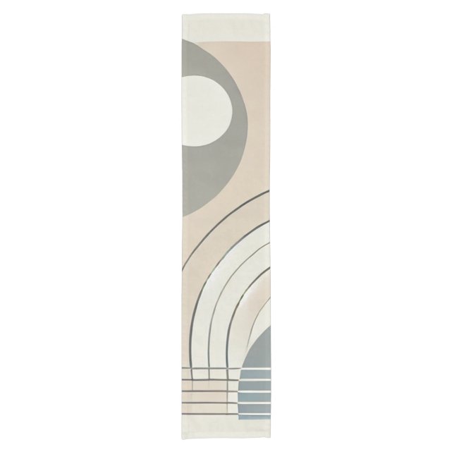 Minimalist Abstract Table Runner (Front)