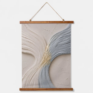 Minimalist Abstract Wave Wall Tapestry Japandi
