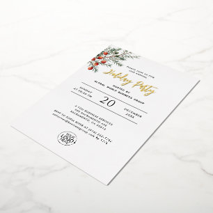 Minimalist Add Your Logo Christmas Branch Business