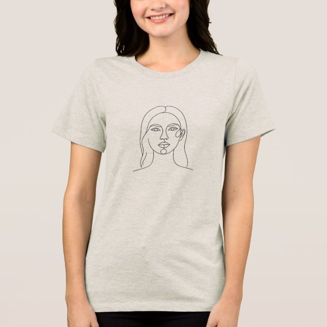 Minimalist Aesthetic Collection Tri-Blend Shirt (Front)