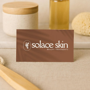 Minimalist Aesthetician Luxury Skincare Rust