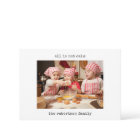 Minimalist All Is Not Calm Photo Christmas Card