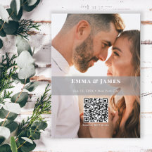 Minimalist Ampersand Photo Save the Date | Wedding