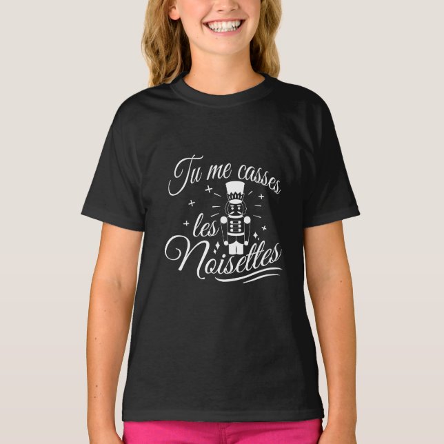 Minimalist and funny: unique hazelnut puzzle T-Shirt (Front)