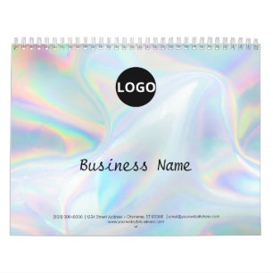 Minimalist and Stylish Holographic Design Calendar