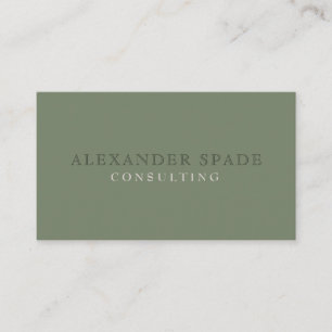 Minimalist and Timeless: The Bookkeeper's Card
