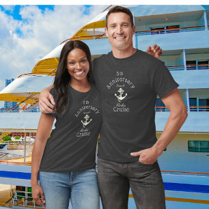 Minimalist Anniversary Cruise Alaska Personalize T-Shirt