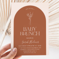 Minimalist Arch Baby Brunch Baby Shower