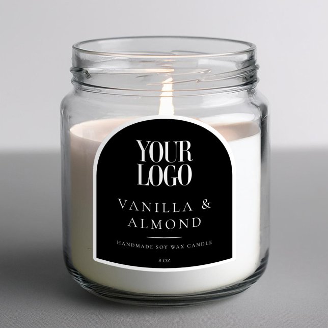 Minimalist Arch Custom Logo Candle Label (Creator Uploaded)