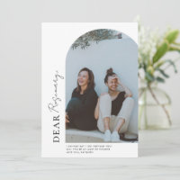 Minimalist Arch Photo Will You Be My...Card
