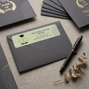 Minimalist Arch ROULIV Sage Green Graduation