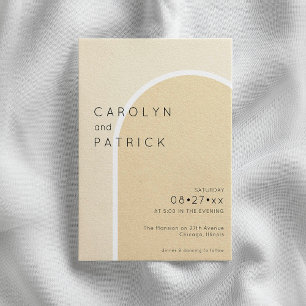 Minimalist arch Wedding Invitation