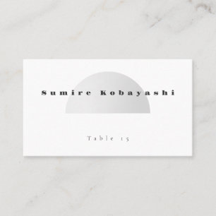Minimalist Arch Wedding Place Card