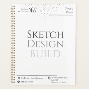 Minimalist Architecture 2026 Calendar and Project Planner