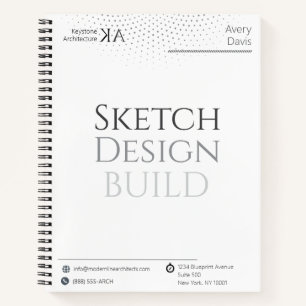 Minimalist Architecture Journal with 2026 Calendar