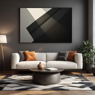 Minimalist Architecture Light and Shadow Canvas Print