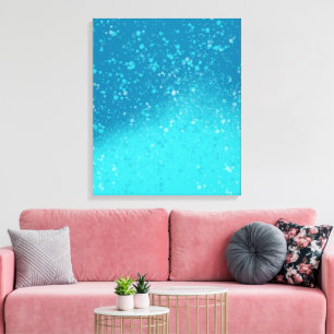 Minimalist Art: Fractured Ice Canvas Print
