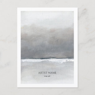 Minimalist Artist Postcard Template