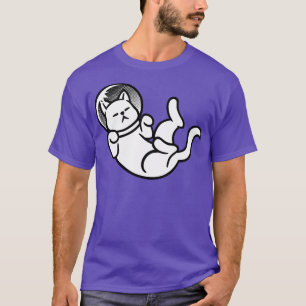 Minimalist Astronaut Cat by Tobe Fonseca T-Shirt