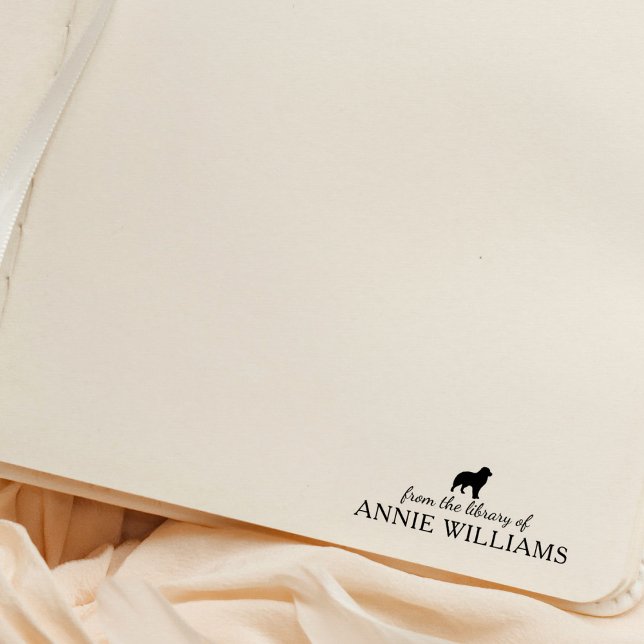 Minimalist Australian Shepherd Dog Rubber Stamp (Creator Uploaded)