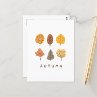 Minimalist Autumn Tree