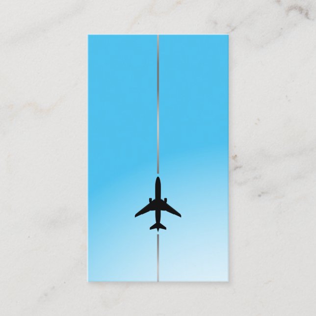 Minimalist Aviation Business Card (Front)